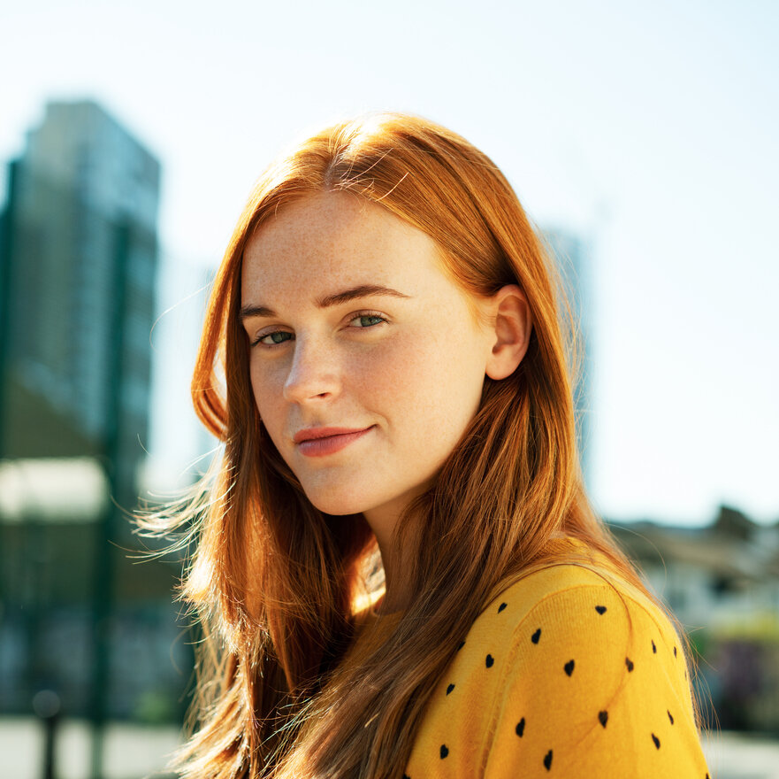 Person smiling